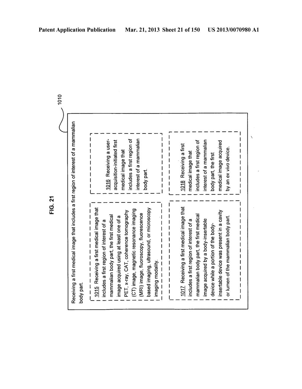 Confirming that an image includes at least a portion of a target region of     interest - diagram, schematic, and image 22