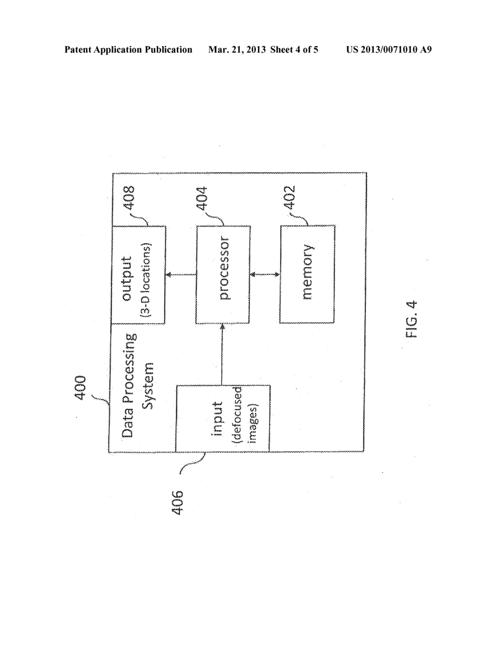 METHOD AND SYSTEM FOR FAST THREE-DIMENSIONAL IMAGING USING DEFOCUSING AND     FEATURE RECOGNITION - diagram, schematic, and image 05