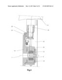 WIND TURBINE WITH A CENTRIFUGAL FORCE DRIVEN ADJUSTABLE PITCH ANGLE AND     CABLES RETAINING BLADES IN A HUB diagram and image