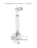 PORTABLE AIR PUMP WITH A PRESSURE GAUGE RECEIVABLE BY BIASING diagram and image