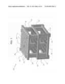 STRUCTURE, PACKAGING ASSEMBLY, AND COVER FOR MULTI-CELL ARRAY BATTERIES diagram and image