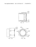 COAXIAL CABLE CONNECTOR WITH INTEGRAL RADIO FREQUENCY INTERFERENCE AND     GROUNDING SHIELD diagram and image