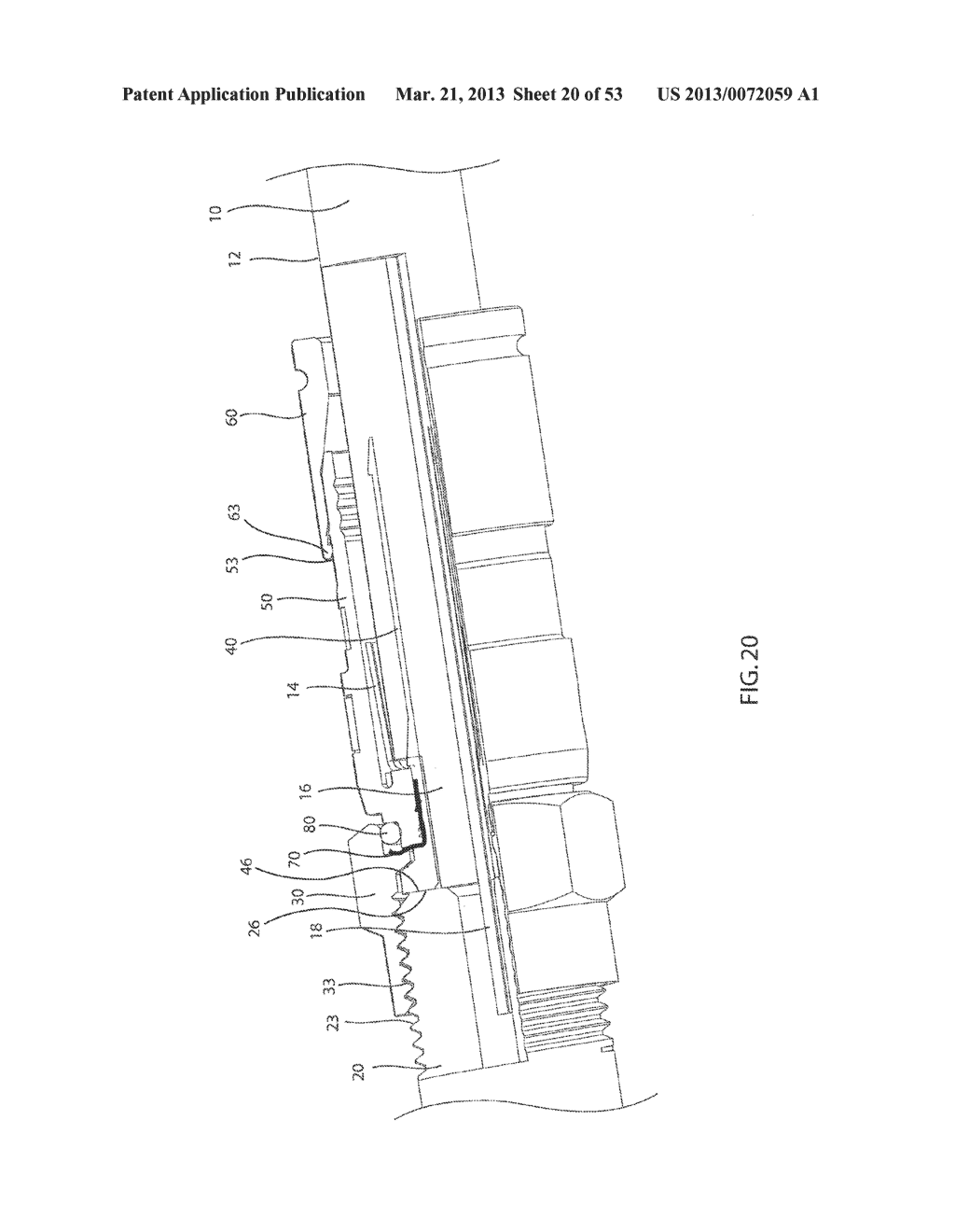 COAXIAL CABLE CONNECTOR HAVING ELECTRICAL CONTINUITY MEMBER - diagram, schematic, and image 21