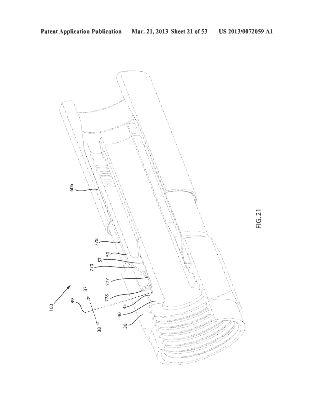 COAXIAL CABLE CONNECTOR HAVING ELECTRICAL CONTINUITY MEMBER - diagram, schematic, and image 22