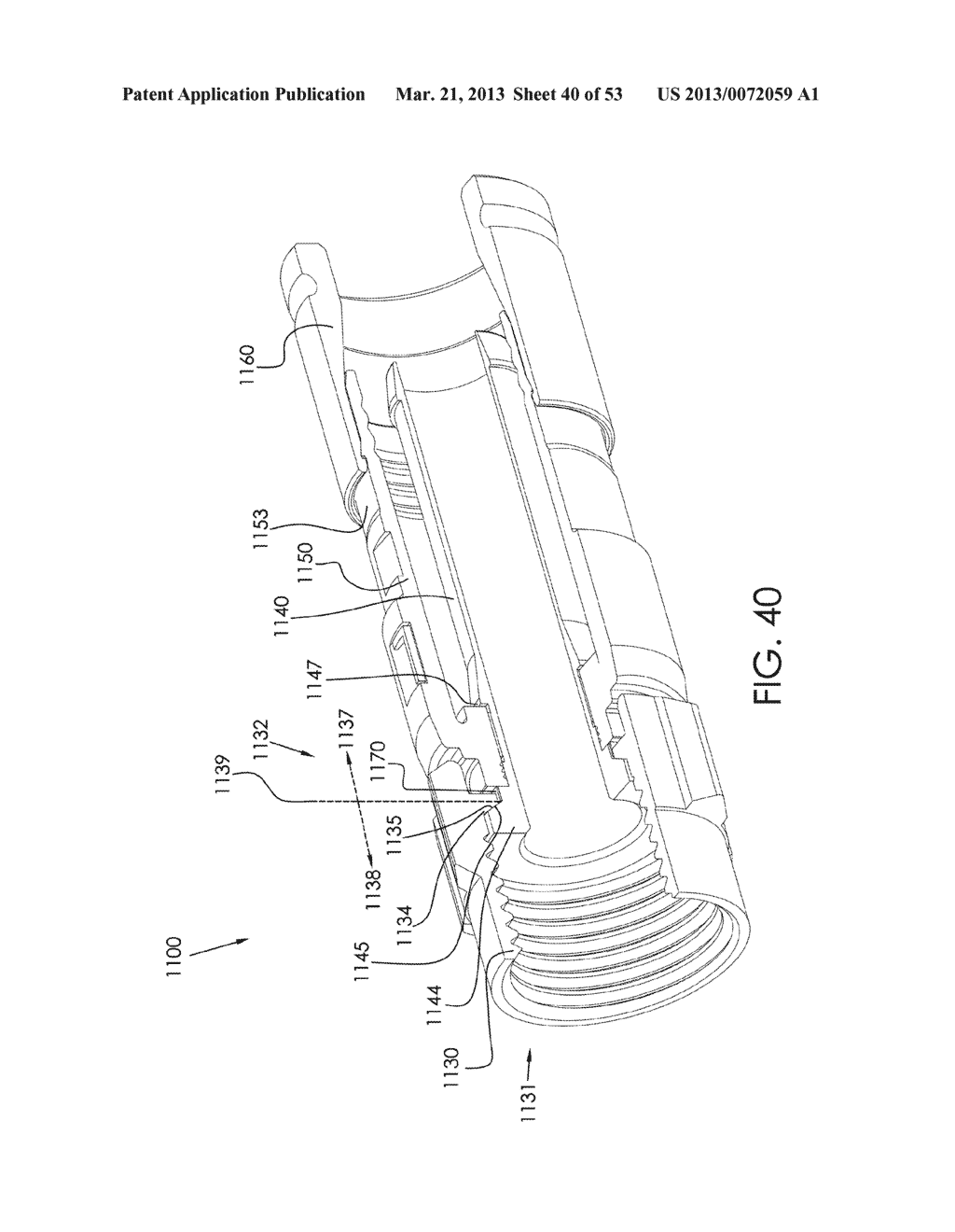 COAXIAL CABLE CONNECTOR HAVING ELECTRICAL CONTINUITY MEMBER - diagram, schematic, and image 41