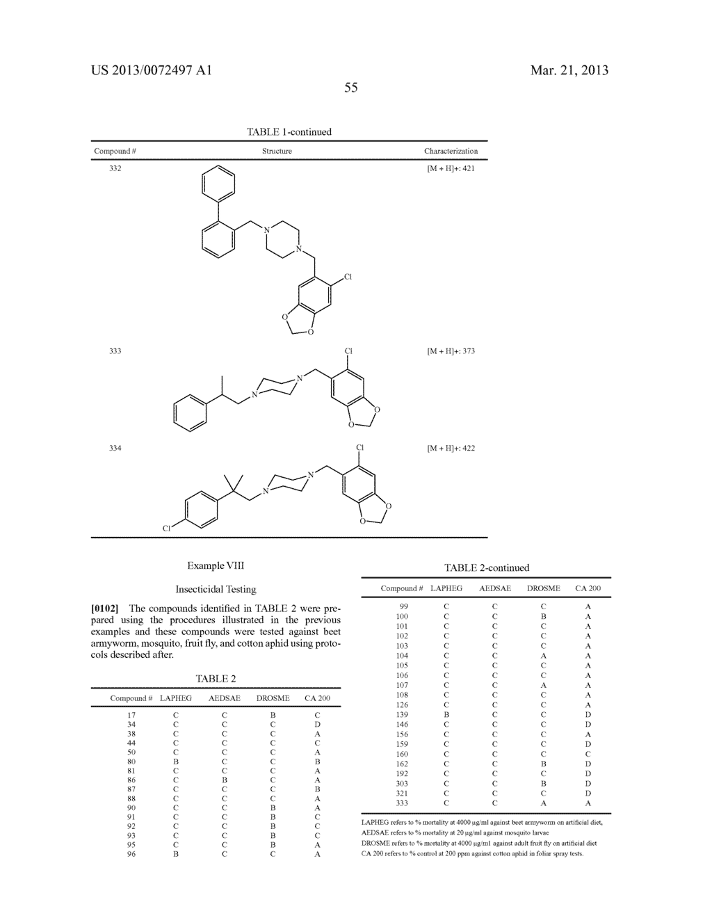 N- SUBSTITUTED PIPERAZINES - diagram, schematic, and image 56