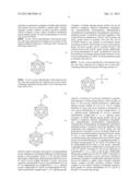 COMPOSITIONS CONTAINING BORANE OR CARBORANE CAGE COMPOUNDS AND RELATED     APPLICATIONS diagram and image