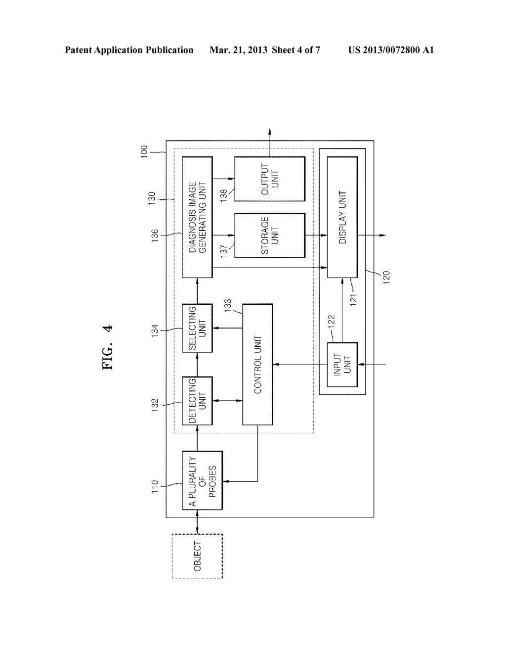 METHOD & APPARATUS FOR GENERATING DIAGNOSIS IMAGE, PROBE, & METHOD OF     CONTROLLING THE PROBE - diagram, schematic, and image 05