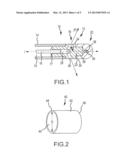 Irrigated ablation catheter assembly having a flow member to create     parallel external flow diagram and image