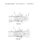 Irrigated ablation catheter assembly having a flow member to create     parallel external flow diagram and image