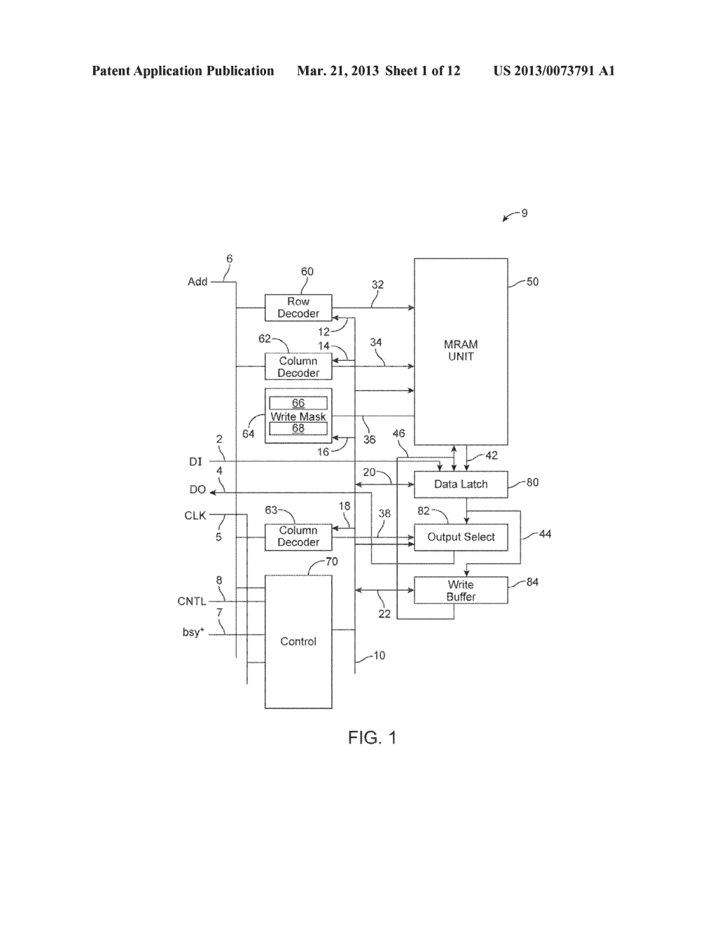 MAGNETIC RANDOM ACCESS MEMORY WITH DYNAMIC RANDOM ACCESS MEMORY     (DRAM)-LIKE INTERFACE - diagram, schematic, and image 02