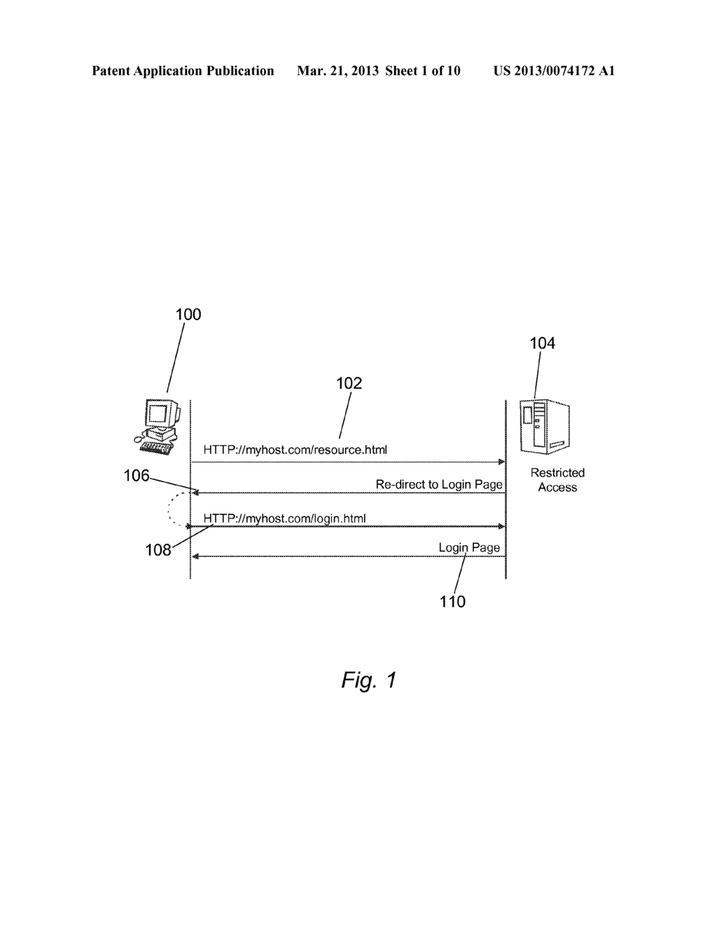 METHOD AND SYSTEM FOR ESTABLISHING AND MAINTAINING AN IMPROVED SINGLE     SIGN-ON (SSO) FACILITY - diagram, schematic, and image 02