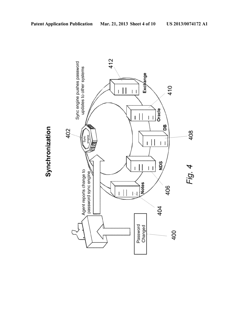 METHOD AND SYSTEM FOR ESTABLISHING AND MAINTAINING AN IMPROVED SINGLE     SIGN-ON (SSO) FACILITY - diagram, schematic, and image 05