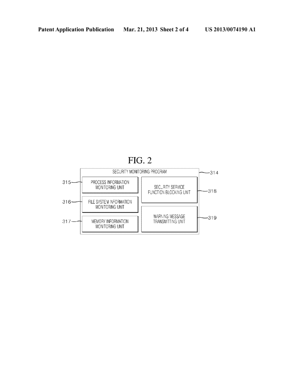 APPARATUS AND METHOD FOR PROVIDING SECURITY FUNCTIONS IN COMPUTING SYSTEM - diagram, schematic, and image 03