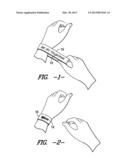 STRETCHABLE WRIST BANDS WITH SECRET MESSAGES diagram and image