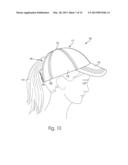 HAT WITH OPENING TO ACCOMMODATE HAIR STYLE diagram and image