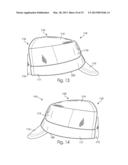 HAT WITH OPENING TO ACCOMMODATE HAIR STYLE diagram and image