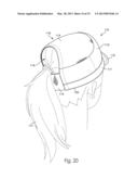 HAT WITH OPENING TO ACCOMMODATE HAIR STYLE diagram and image
