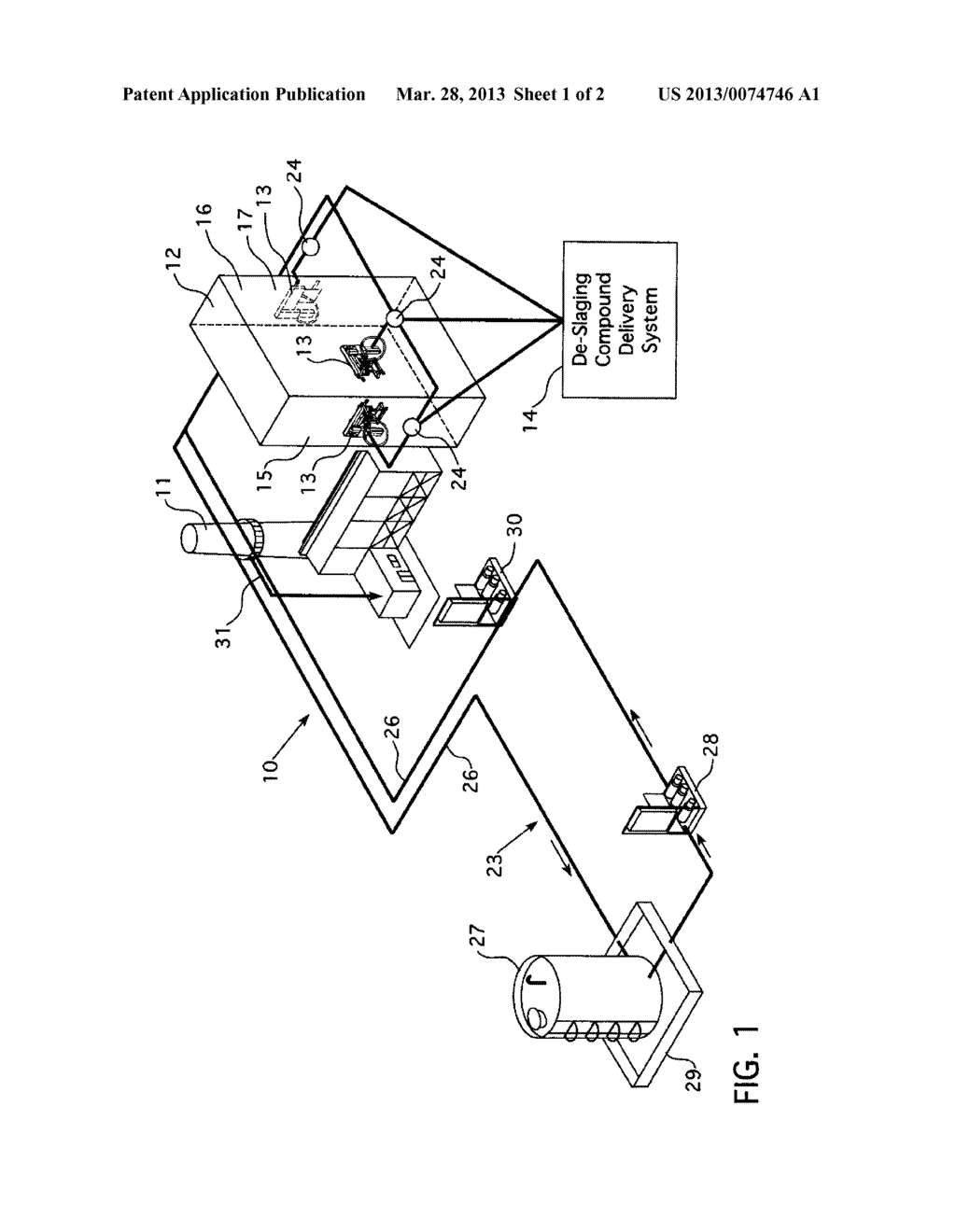 METHOD AND APPARATUS FOR REDUCTION OF POLLUTANTS IN COMBUSTION EFFLUENT - diagram, schematic, and image 02