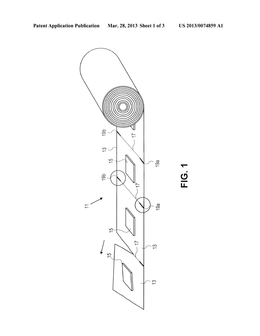 FOIL ROLL FOR USE WITH PAD FOR REMOVING NAIL GEL AND ACRYLIC NAILS AND     METHOD FOR MANUFACTURING - diagram, schematic, and image 02