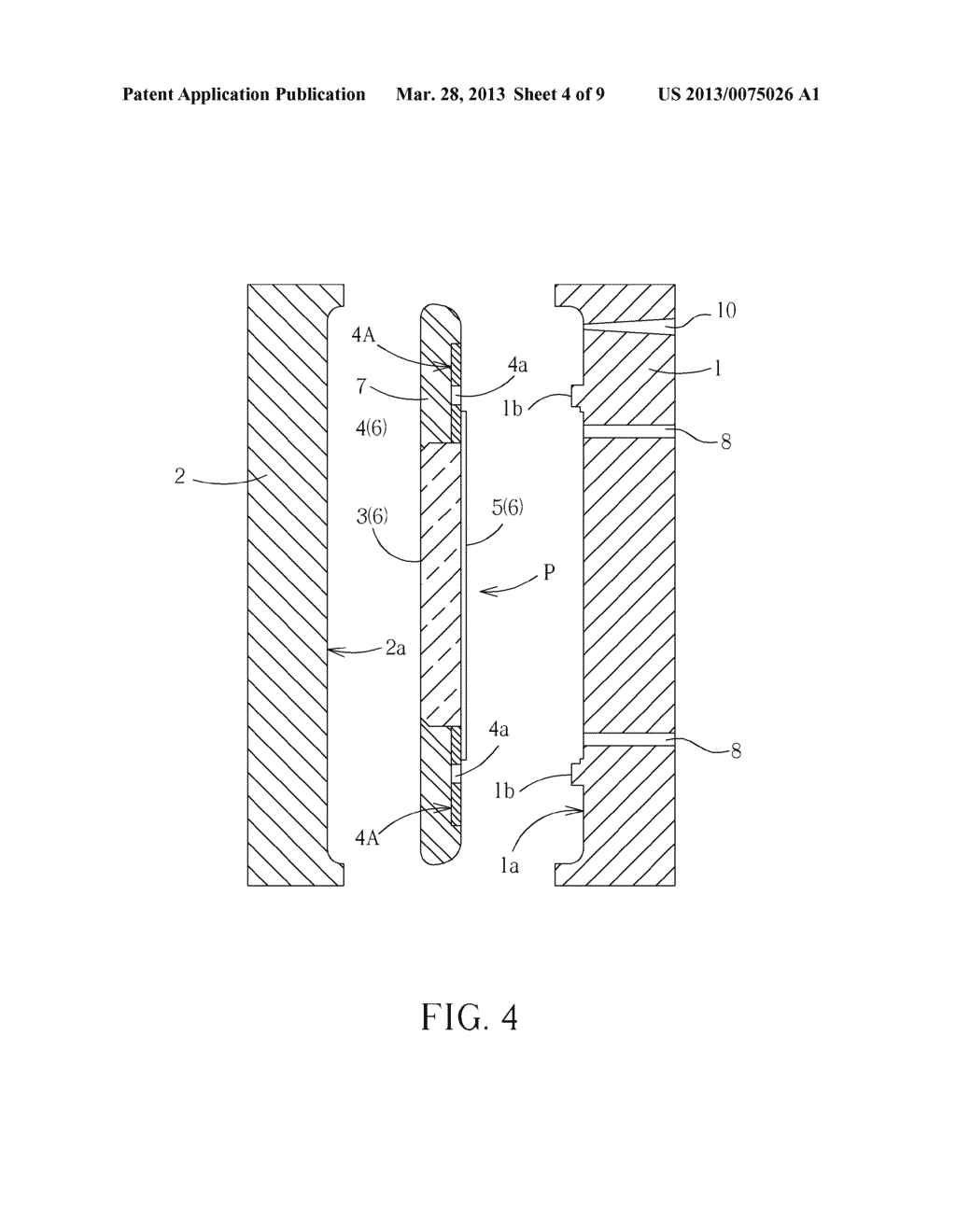 METHOD FOR BONDING PLASTIC MOLD MEMBER ONTO METAL HOUSING - diagram, schematic, and image 05