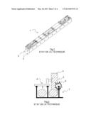 ASSEMBLY COMPRISING A RACEWAY AND A BRANCHING DEVICE, AND ASSOCIATED     BRANCHING DEVICE diagram and image