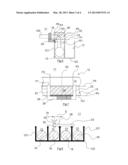 ASSEMBLY COMPRISING A RACEWAY AND A BRANCHING DEVICE, AND ASSOCIATED     BRANCHING DEVICE diagram and image