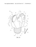 ROTATIONAL DRILL BITS AND DRILLING APPARATUSES INCLUDING THE SAME diagram and image