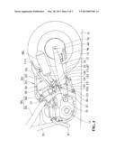 REAR PORTION STRUCTURE OF SADDLE-TYPE VEHICLE diagram and image