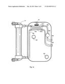 CASSETTE WITH A SENSOR FOR DETERMINING THE DIFFERENCE BETWEEN A FIRST AND     A SECOND FLUID STREAM diagram and image