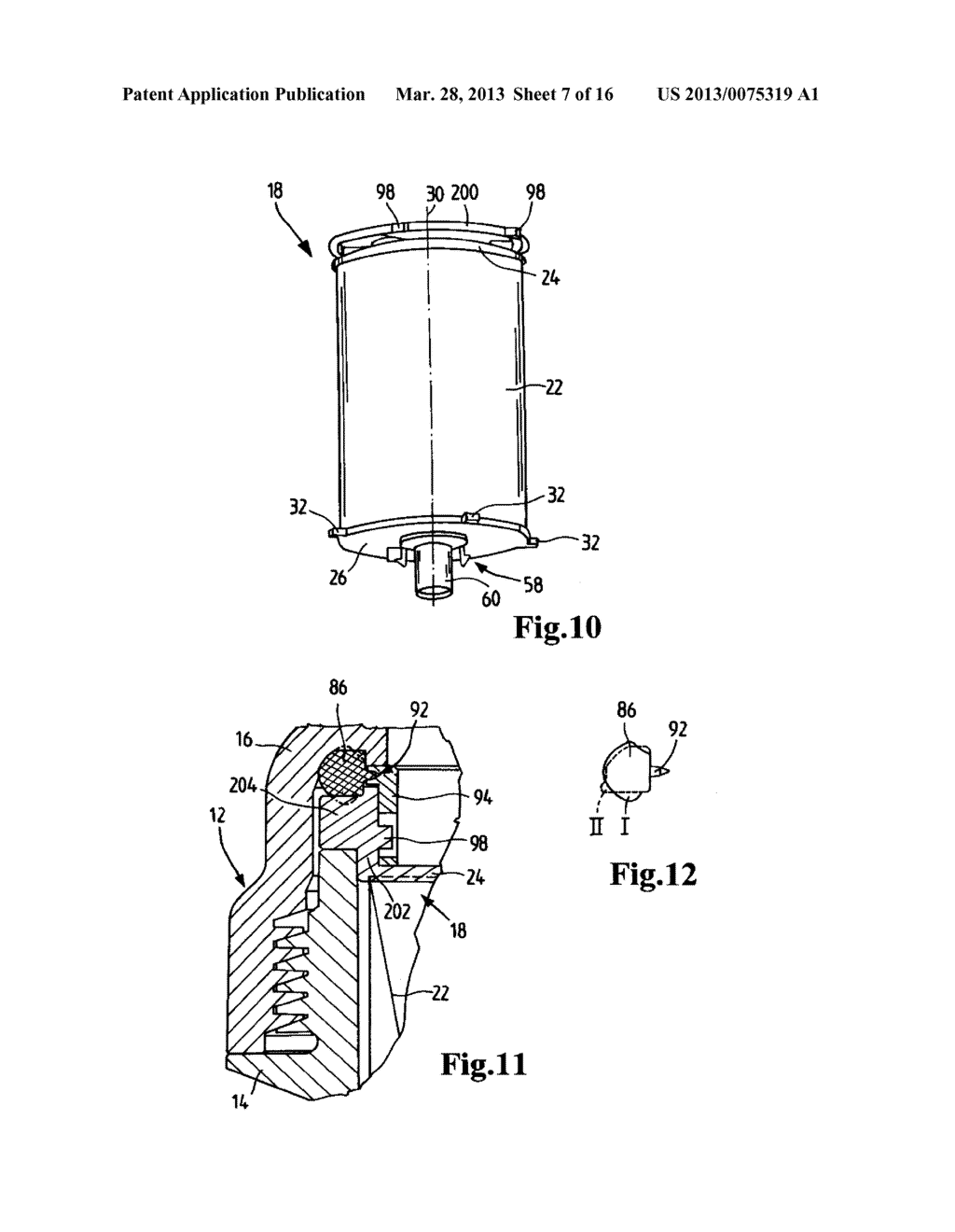 Filter, Filter Element, Fastening Housing Part of a Filter Housing and     Telescopic Switching Element of a Switching Device of a Releasable Detent     Connection - diagram, schematic, and image 08