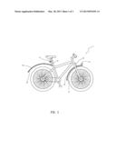 SOLAR POWER DEVICE USED IN BICYCLE diagram and image