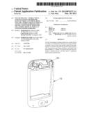 INK FOR PRINTING A MOBILE PHONE ANTENNA PATTERN, METHOD FOR MANUFACTURING     A SYNTHETIC RESIN PART FOR A MOBILE PHONE ON WHICH AN ANTENNA PATTERN IS     PRINTED USING THE INK, AND SYNTHETIC RESIN PART FOR A MOBILE PHONE ON     WHICH AN ANTENNA PATTERN IS PRINTED diagram and image