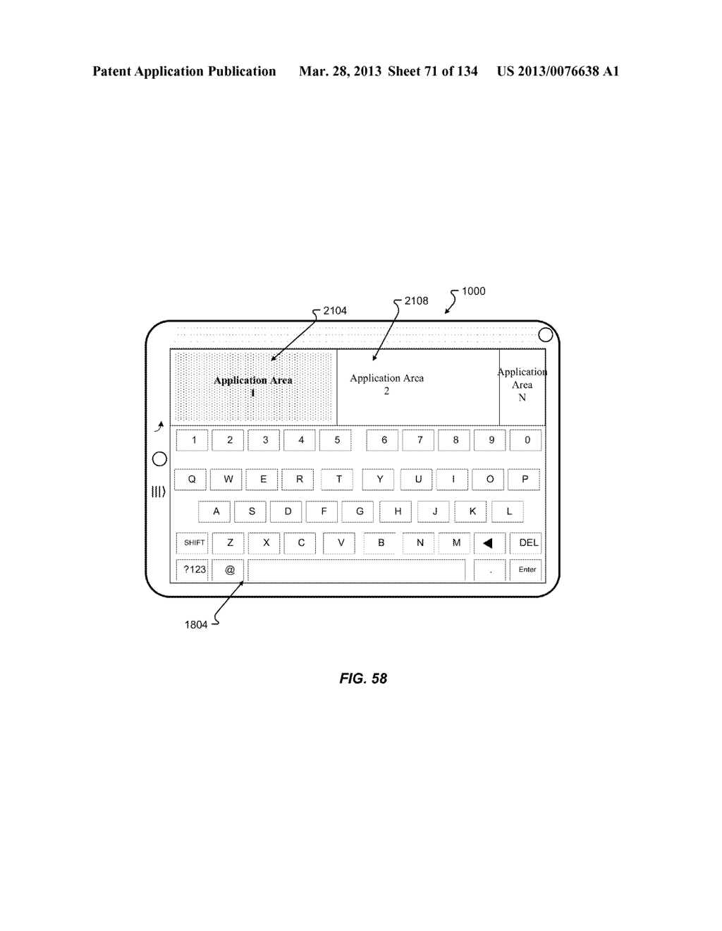 SMARTPAD DUAL SCREEN KEYBOARD WITH CONTEXTUAL LAYOUT - diagram, schematic, and image 72