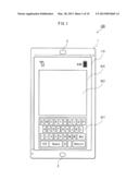 PORTABLE TERMINAL AND RECEPTION CONTROL METHOD diagram and image