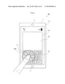 PORTABLE TERMINAL AND RECEPTION CONTROL METHOD diagram and image