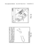 SYSTEM AND METHOD EMPLOYING TEXTURE TO SIMULATE BINDING ELEMENTS IN     VIRTUAL RENDERING OF A PRINT PRODUCTION PIECE diagram and image