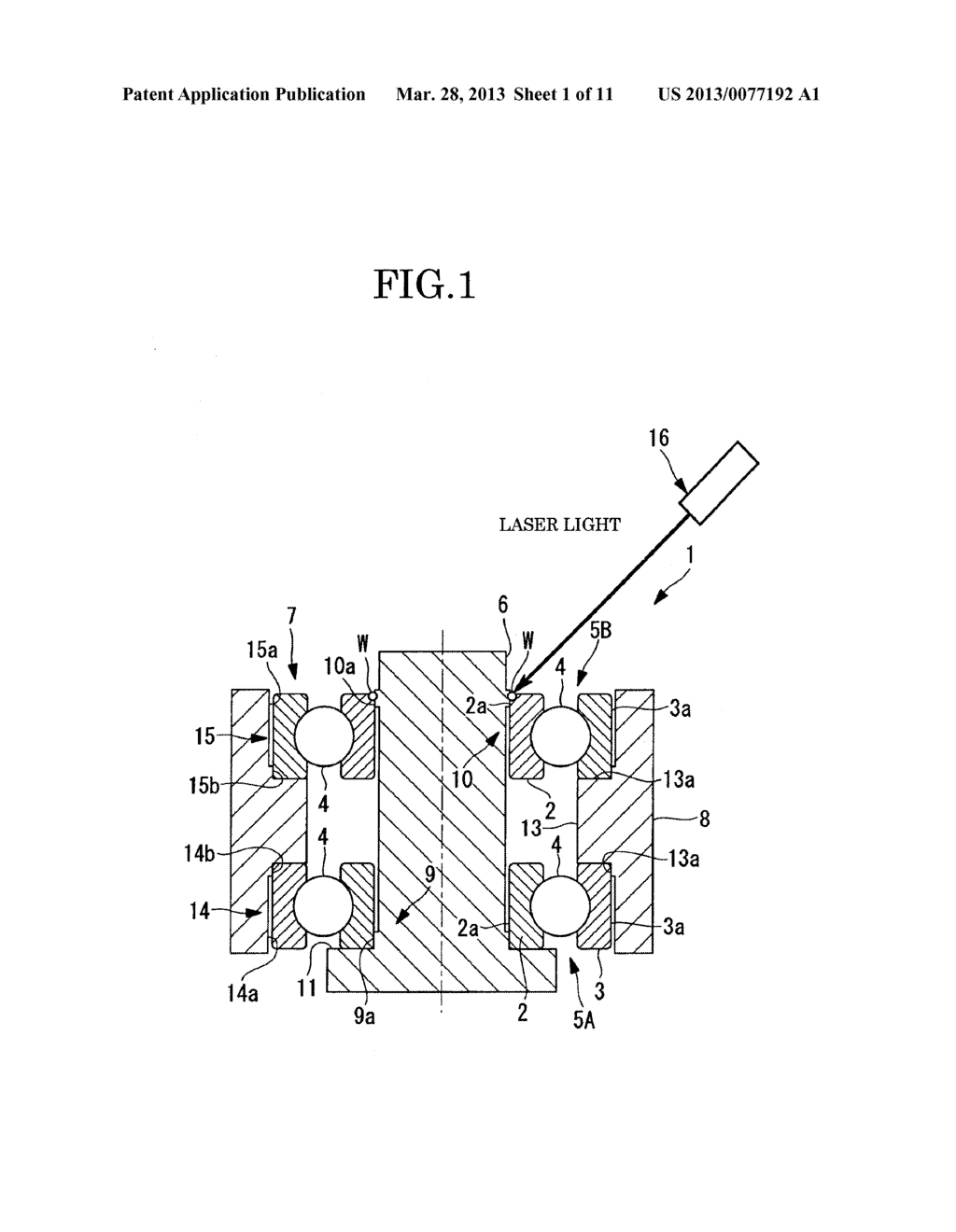 ROLLING BEARING APPARATUS, MANUFACTURE METHOD THEREOF, AND HARD DISK     APPARATUS - diagram, schematic, and image 02