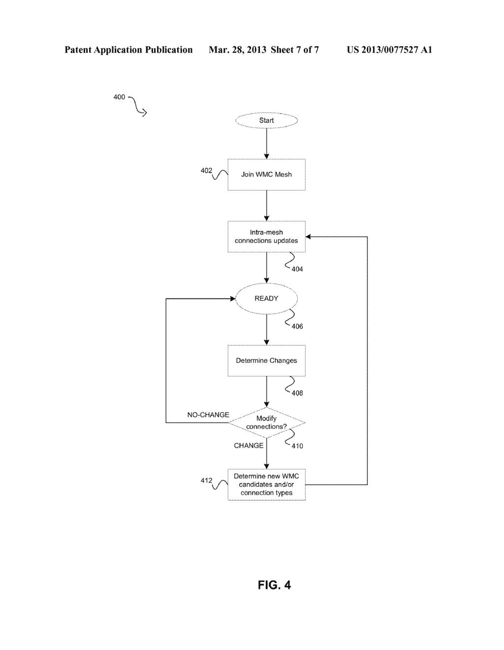 Method and System for Dynamically Setting Up and Tearing Down Connections     in Mesh Networks - diagram, schematic, and image 08
