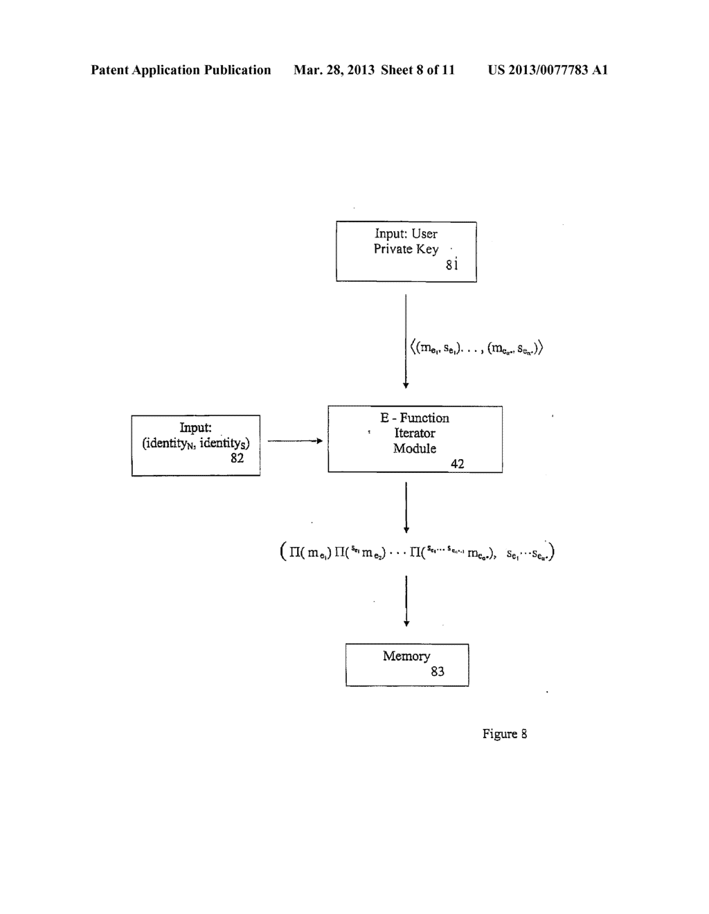 METHOD AND APPARATUS FOR ESTABLISHING A KEY AGREEMENT PROTOCOL - diagram, schematic, and image 09