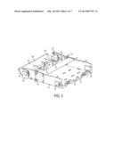 Cable Enclosure and Radius-Limiting Cable Guide with Integral Magnetic     Door Catch diagram and image