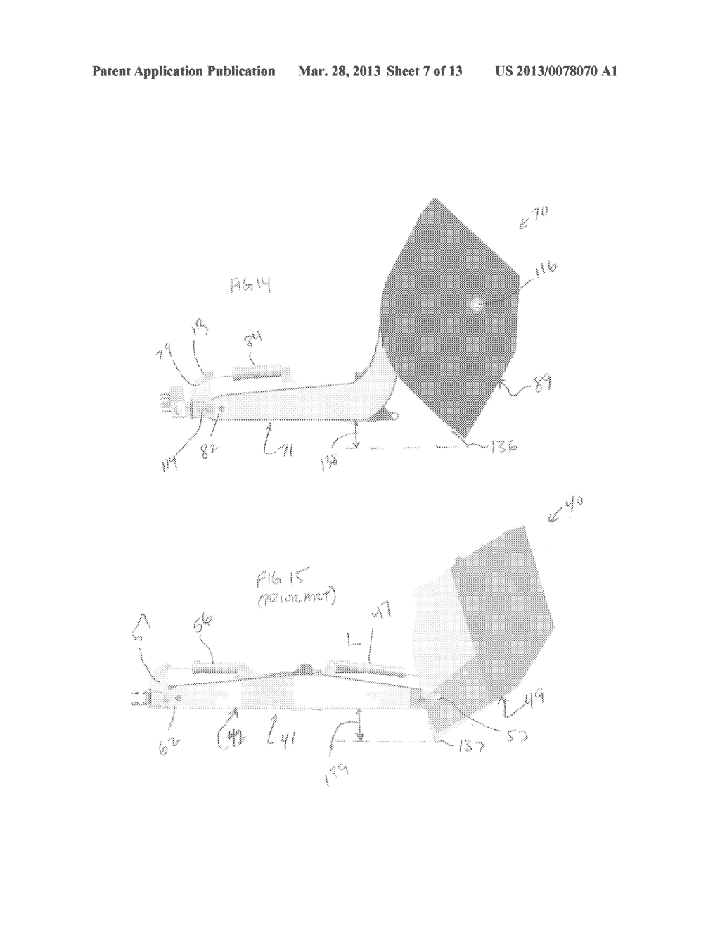 Lift Arms and Linkage Arrangement for Scoop Assembly - diagram, schematic, and image 08