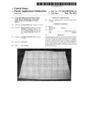 ANTI-MICROBIAL HAND TOWEL WITH TIME-DELAY CHROMATIC TRANSFER INDICATOR AND     ABSORBENCY RATE DELAY diagram and image