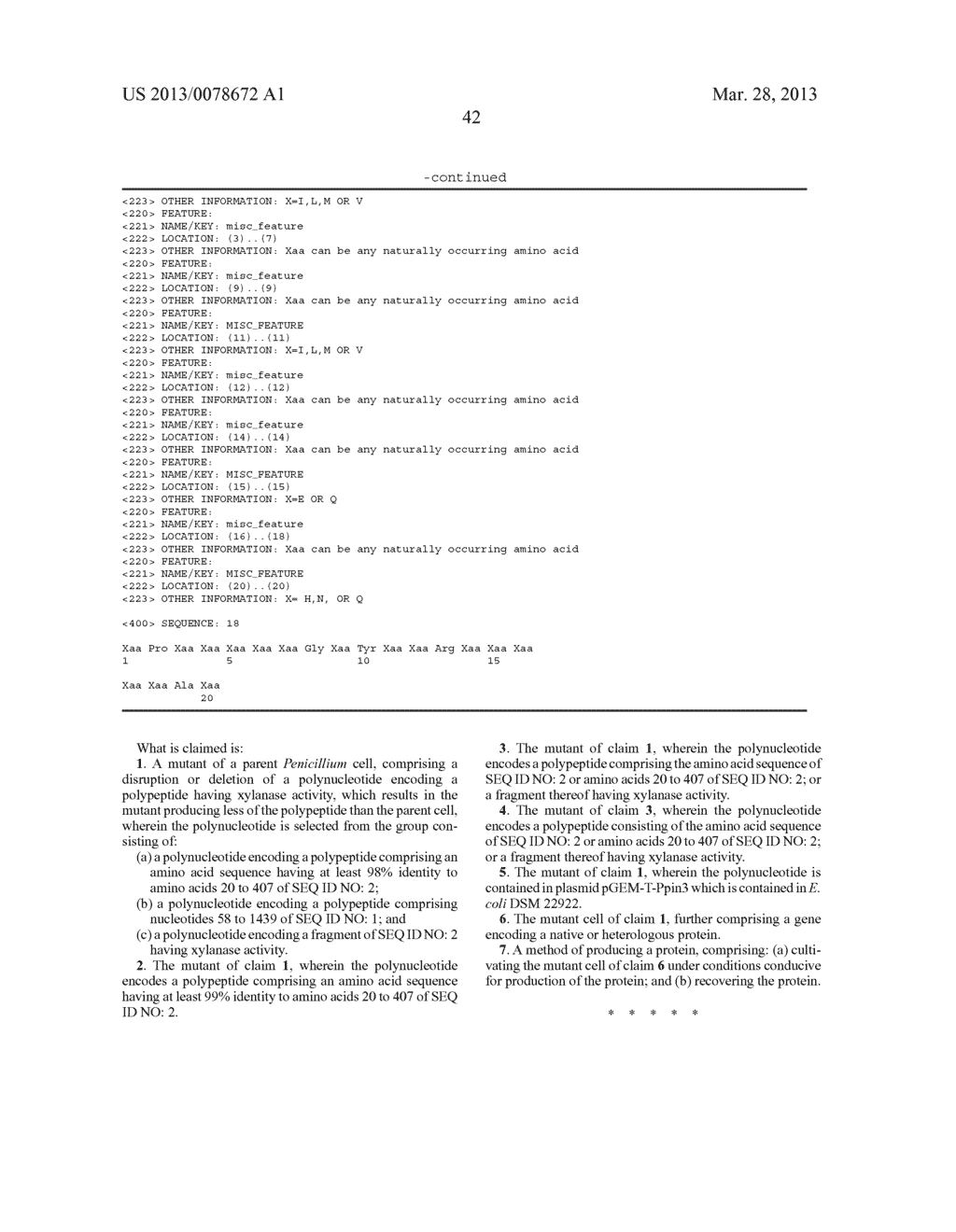 POLYPEPTIDES HAVING XYLANASE ACTIVITY AND POLYNUCLEOTIDES ENCODING SAME - diagram, schematic, and image 46