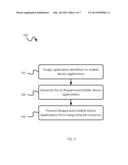 Managing Mobile Device Applications in a Wireless Network diagram and image