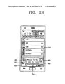 MOBILE DEVICE AND METHOD FOR CONTROLLING REPRODUCTION OF CONTENTS IN     MOBILE DEVICE diagram and image