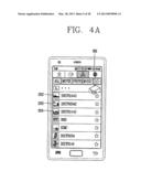 MOBILE DEVICE AND METHOD FOR CONTROLLING REPRODUCTION OF CONTENTS IN     MOBILE DEVICE diagram and image