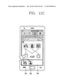 MOBILE DEVICE AND METHOD FOR CONTROLLING REPRODUCTION OF CONTENTS IN     MOBILE DEVICE diagram and image