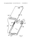 SUBLIMATION COATED CASE FOR CELL PHONE diagram and image