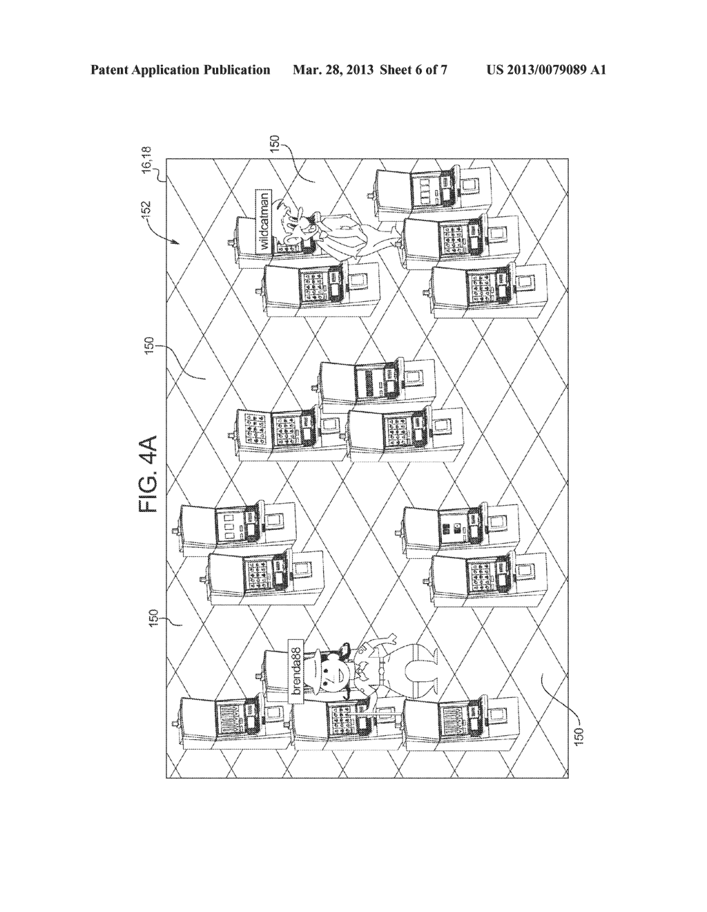 GAMING SYSTEM, GAMING DEVICE, AND METHOD FOR PROVIDING A MULTIPLE PLAYER     PERSISTENT GAME - diagram, schematic, and image 07